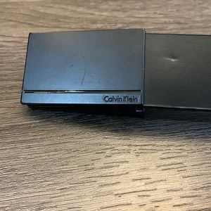 Calvin Klein black dress belt